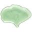 Dekoračný Tanier Leaf - zelená, sklo (31cm) Dekoračný Tanier Leaf - zelená, sklo (31cm)