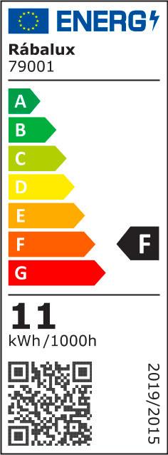 Led Izzó Smd Led 79001 - Basics, műanyag/fém (6/12/6cm) - Rabalux