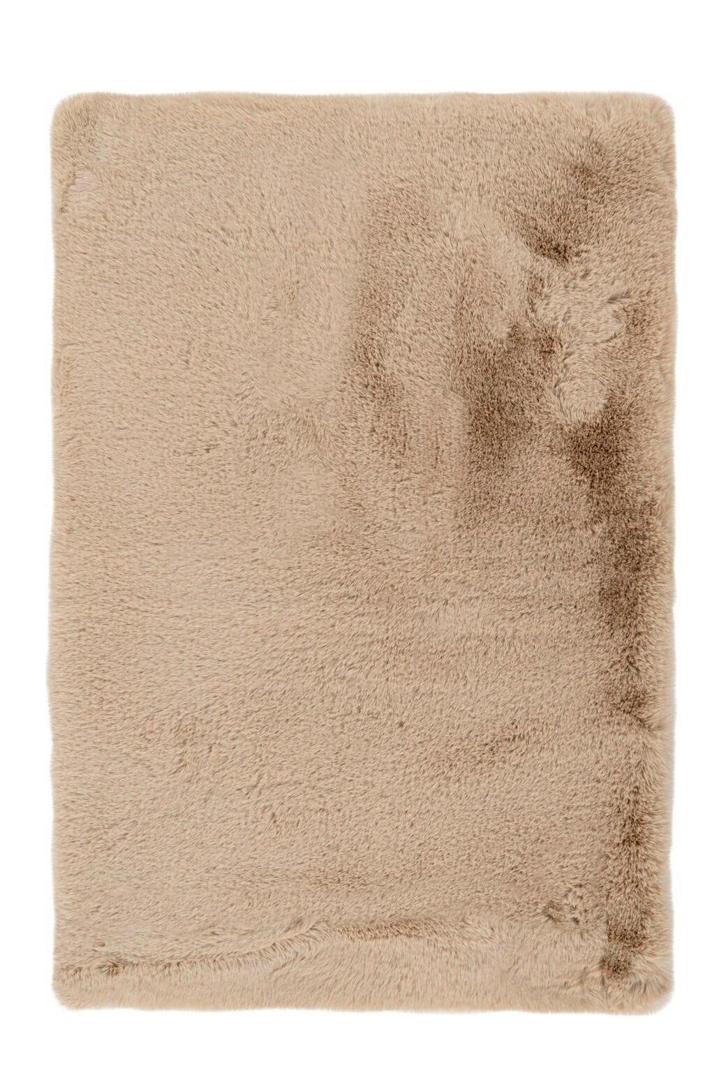 Fellteppich Rabbit Beige, 40x60 cm - Beige, KONVENTIONELL (40/60cm)