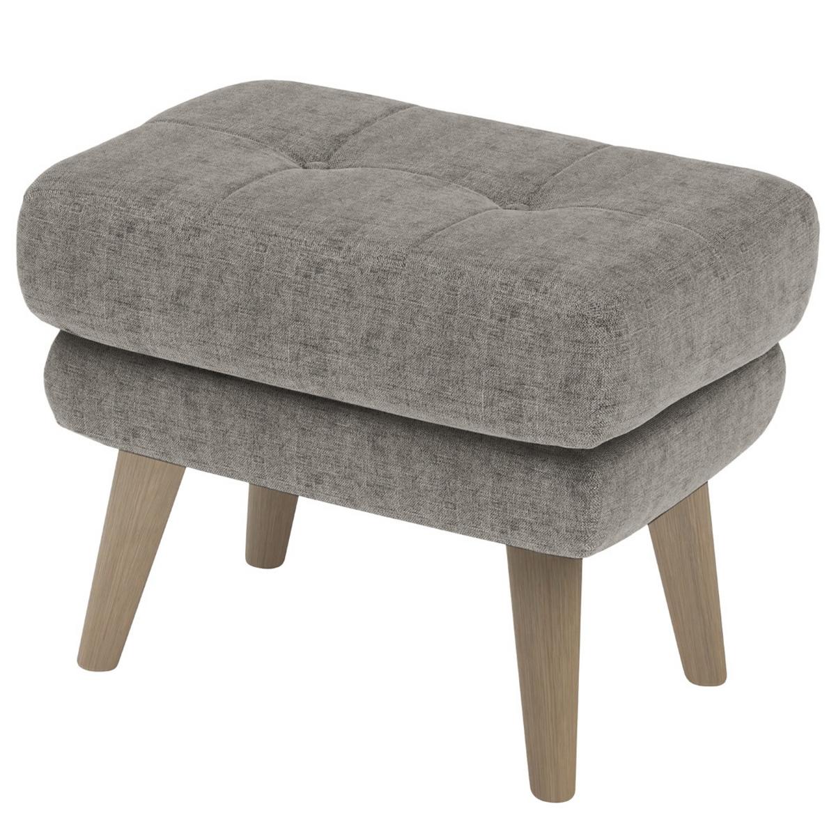 Sesselset Henry Dunkelgrau B: 91 cm - Eichefarben/Dunkelgrau, KONVENTIONELL, Textil (91/104/94cm) - Trendmanufaktur