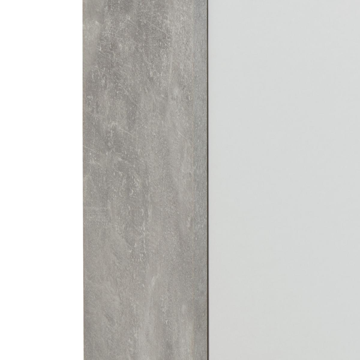 Kommode B 74cm 4-You New, Beton Optik/Weiß - Weiß/Grau, MODERN, Holzwerkstoff (74/85,4/34,6cm)