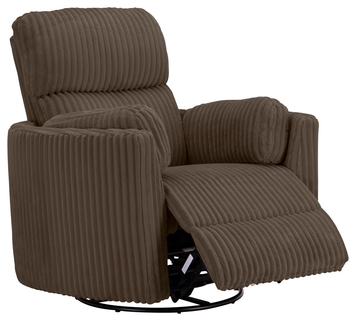 Fernsehsessel Palermo Cappuccino B: 100,5 Cm - Schwarz/Cappuccino, Design, Holz/Textil (100.5/96/103.5cm) - Livetastic