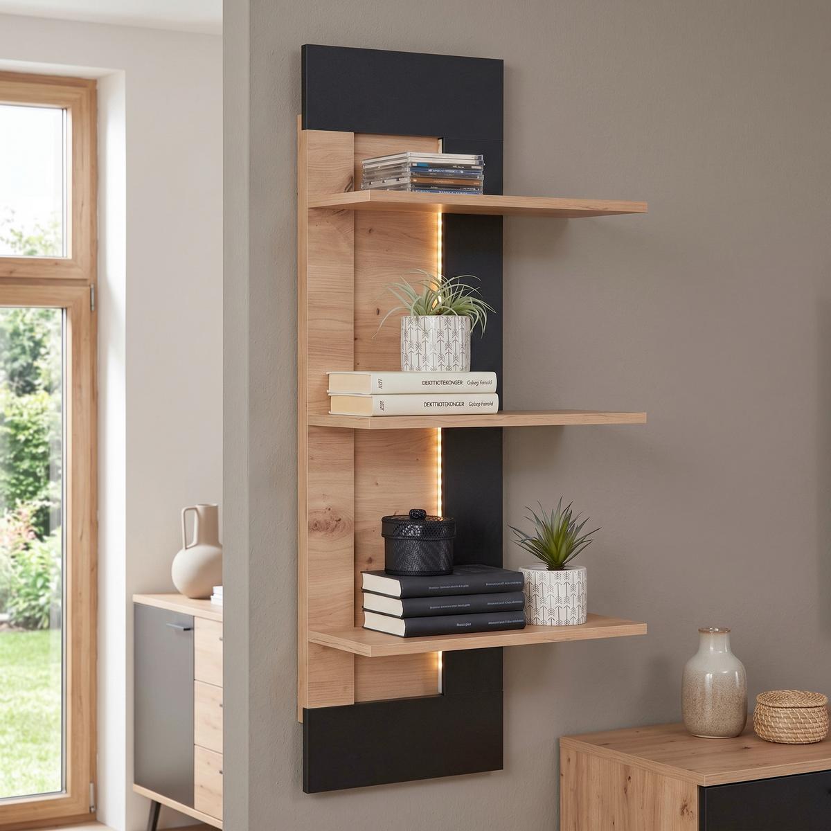 Wandregal in Holzoptik online kaufen