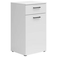 Komoda MULTISTAURAUM š: 45cm - bílá/černá, Moderní, kompozitní dřevo/plast (45/83/40cm)