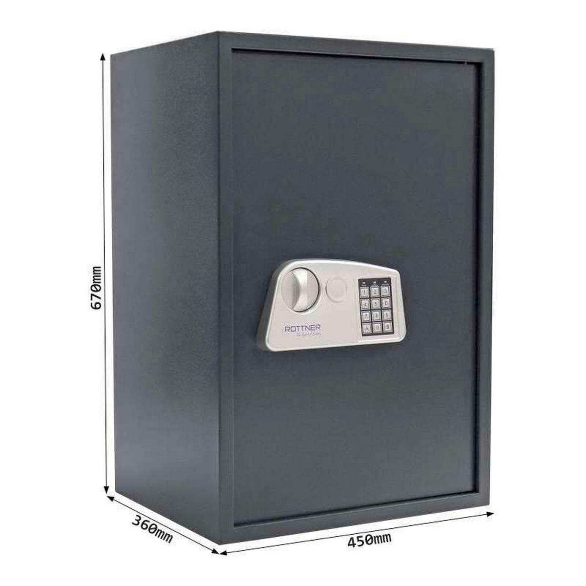 Tresor Jupiter5el - Anthrazit, KONVENTIONELL, Metall (45/67/36cm) - ROTTNER