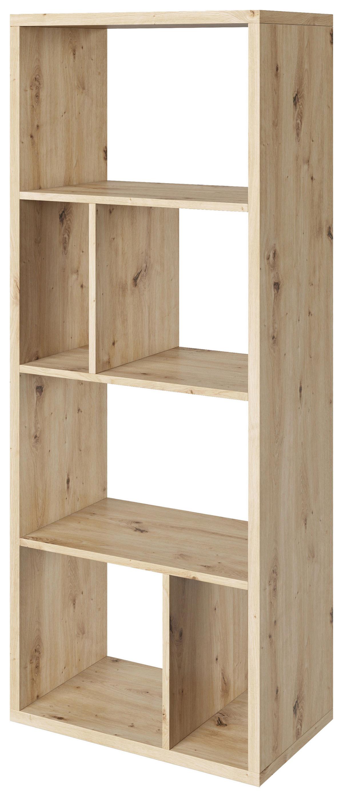 Regal Fortuna - Eiche Artisan, Basics, Holzwerkstoff (58/147/34cm) - MID.YOU