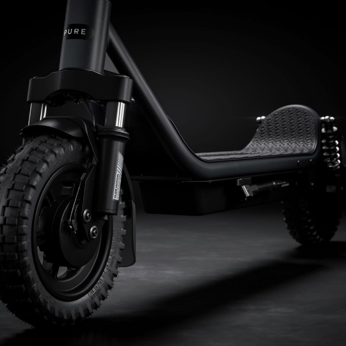 Elektroscooter CS-PURE-AIR6-PP -MG, StVO Konform - Schwarz, Basics, Metall (69/120/123cm)
