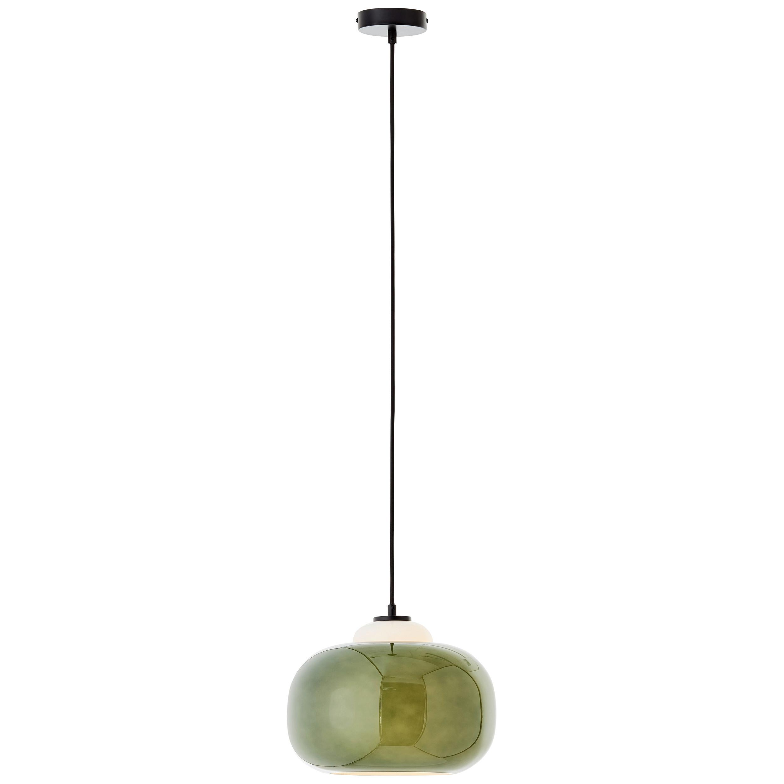PENDELLEUCHTE 99860/04 BLOP - Grün, Design, Glas/Metall (30/30/128,5cm) - Brilliant