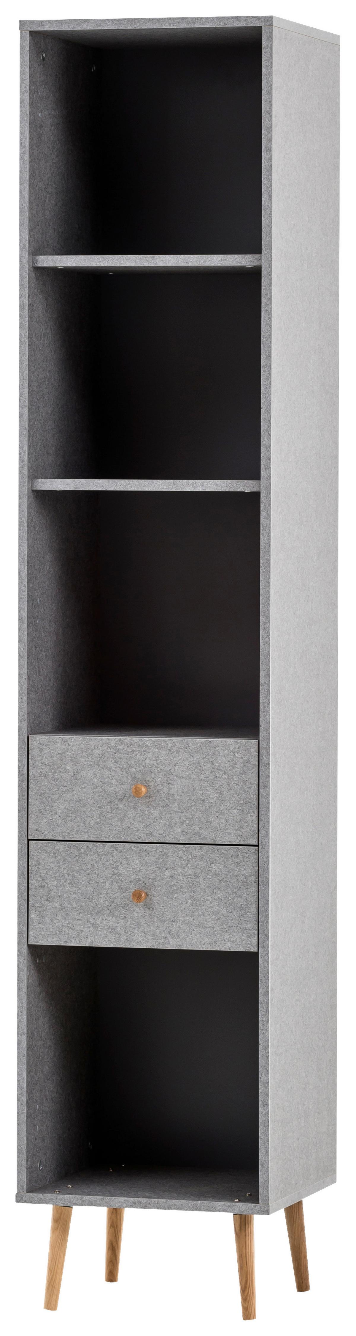 AKTENSCHRANK JONTE H 400 R - Grau, MODERN, Holzwerkstoff (40,2/195,7/39cm)