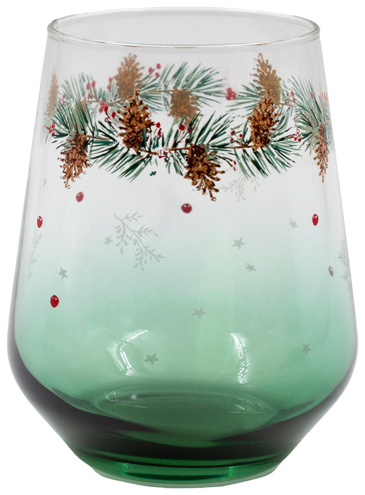 Trinkglas Mena - Grün, Basics, Glas (425ml) - Luca Bessoni