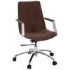 Drehstuhl Saranto Ii Braun - Alufarben/Braun, MODERN, Kunststoff/Textil (57/100/75cm) - MID.YOU