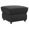 Polsterhocker Boston Schwarz Lederlook - Schwarz, KONVENTIONELL, Textil (68/45/68cm) - Livetastic