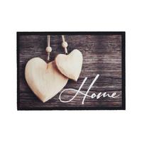 ROHOŽKA Home Love Wood, 50/70cm - hnedá/béžová, Basics, plast (50/70cm) - Modern Living