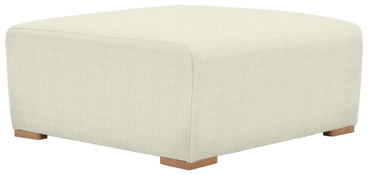 Hocker Vouge Creme Bxhxt: 101x44x92 Cm - Buchefarben/Creme, KONVENTIONELL, Textil (101/44/92cm) - Livetastic