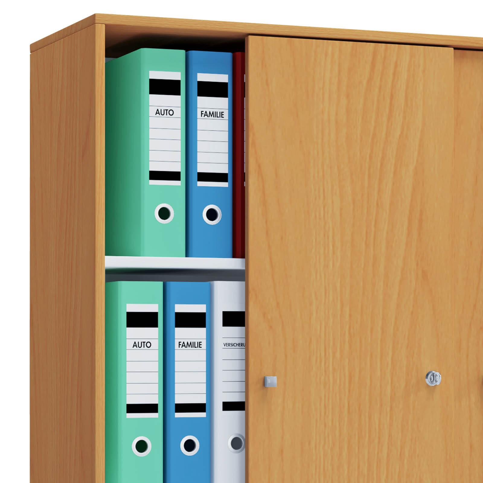 Aktenschrank versperrbar Lona XL Buche Dekor B: 70 cm - Buchefarben, Basics, Holzwerkstoff (70/111/37cm) - MID.YOU