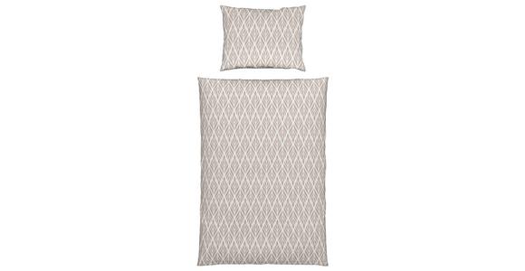 Bettwäsche Olina - Beige, KONVENTIONELL, Textil (140/200cm) - Ondega