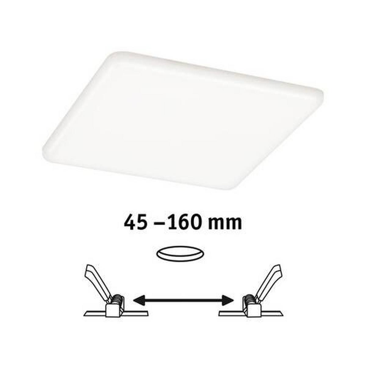 LED-Paneel L: 18,5 cm dimmbar - Basics, Kunststoff (18,5/18,5/1cm) - Paulmann