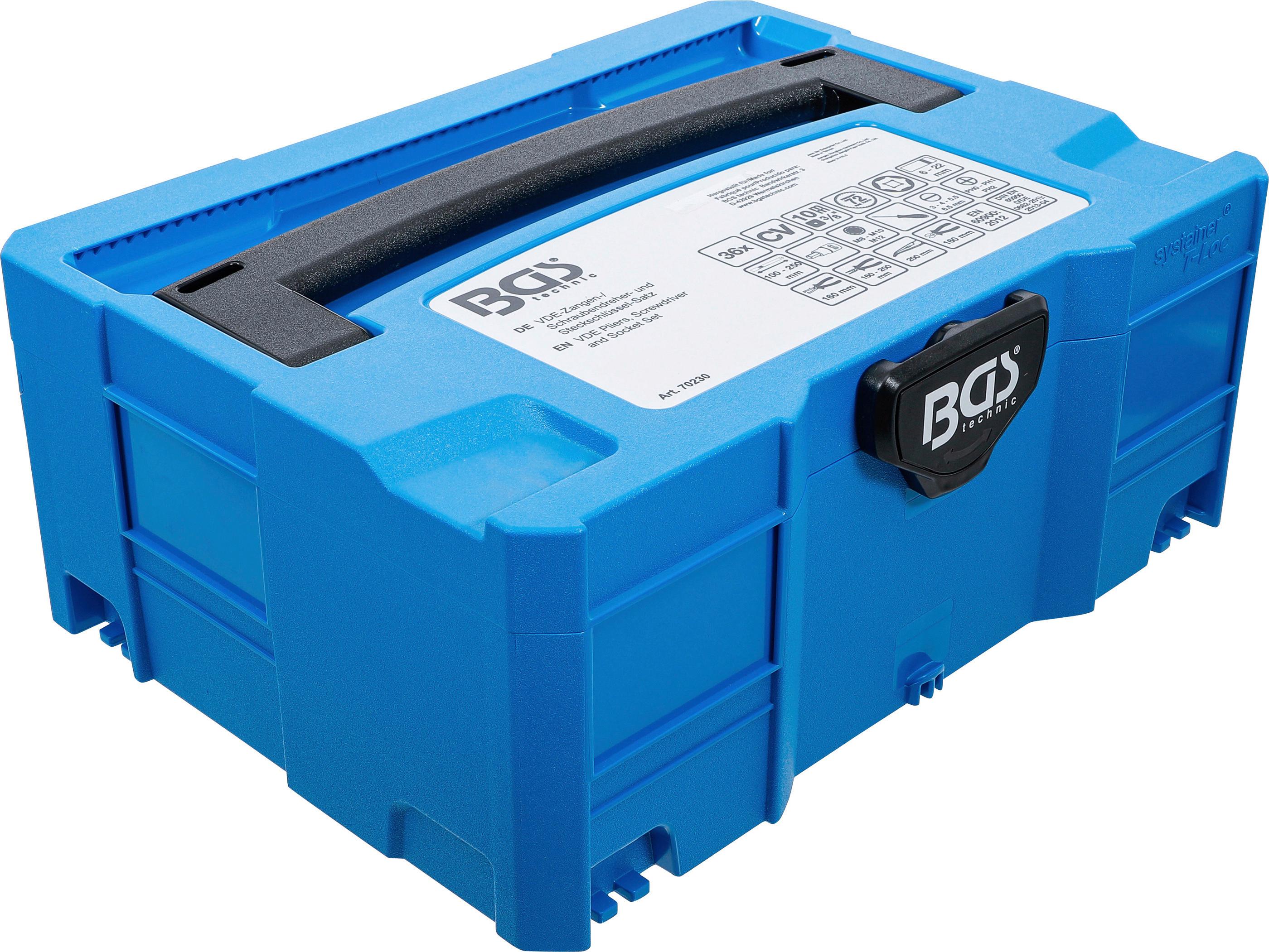 Vde-Werkzeugsatz 70230 - Blau/Rot, Basics (39,5/29,0/16,5cm)