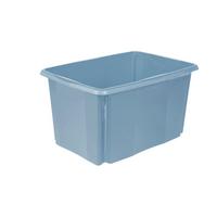 Aufbewahrungsbox Emil stapelbar Kunststoff - Blau, Basics, Kunststoff (54,5/39/29,5cm)