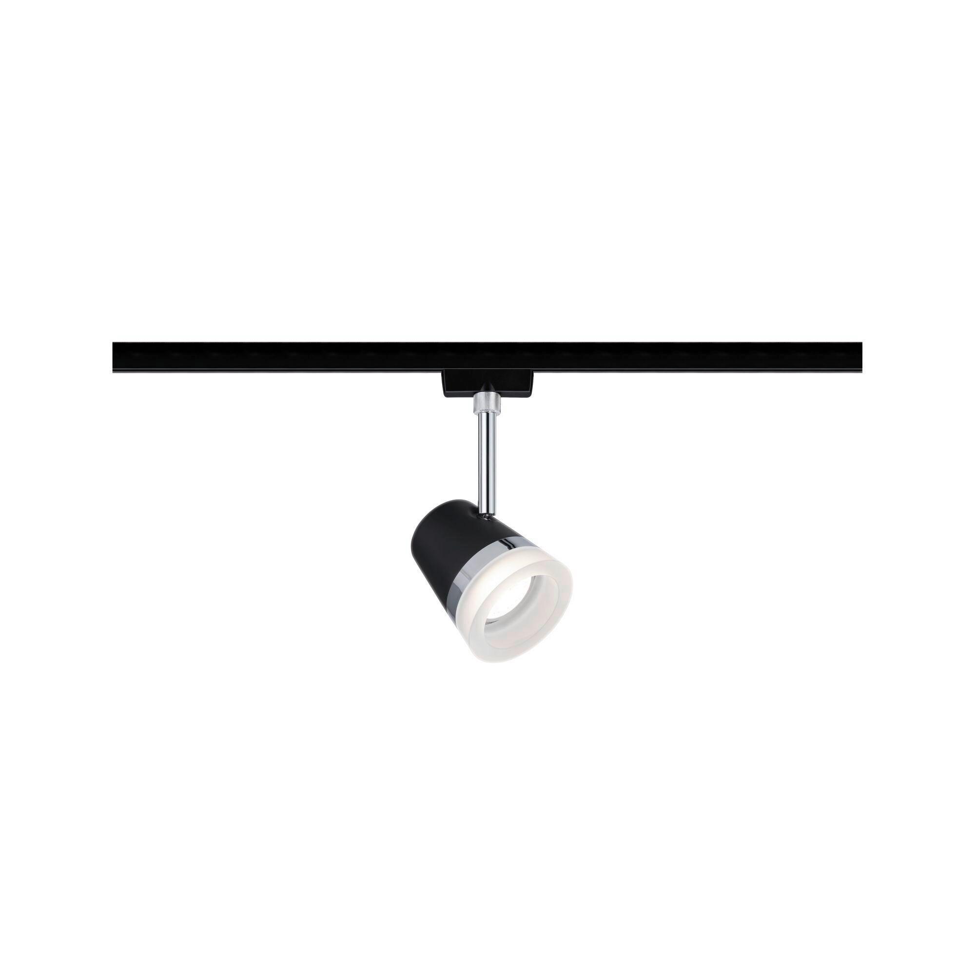 Led-deckenleuchte Urail Spot Cone Für Schienensystem - Chromfarben/Schwarz, Design, Kunststoff/Metall (18,0cm) - Paulmann