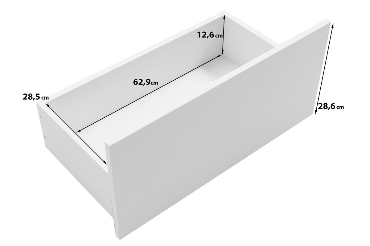 NÍZKÁ KOMODA VERA 181 - šedá/černá, Trend, kompozitní dřevo/plast (180/61,8/34,5cm) - P & B
