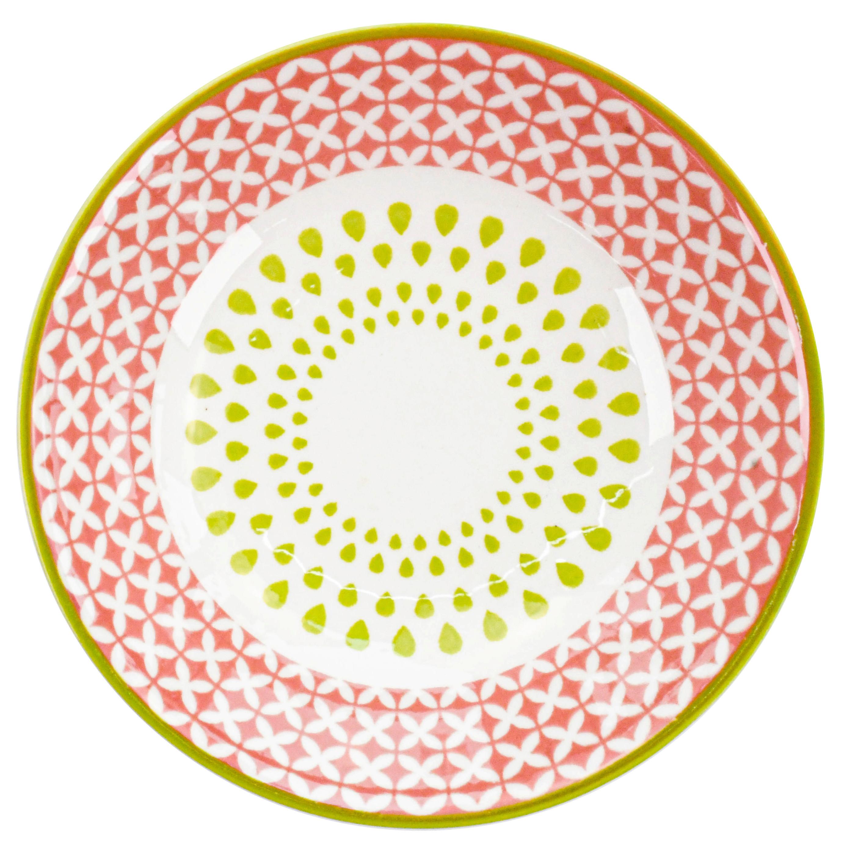 Miska na omáčku Maja, Ø: 9cm - zelená/červená, Lifestyle, keramika (9/2cm) - Modern Living