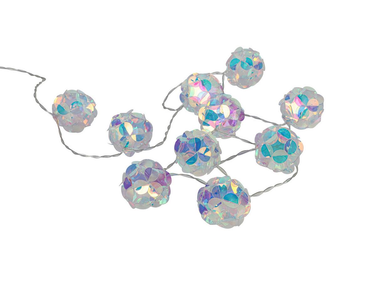 SVĚTELNÝ ŘETĚZ LIEBE - průhledné/perleť, Moderní, plast (165cm) - Mömax