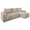 Sarokgarnitúra Denver - bézs, Modern, faalapú anyag/textil (230/140cm) - Best Price