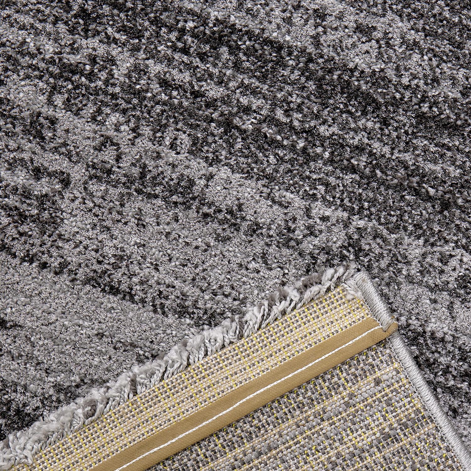 Webteppich Grau Monza 160x230 cm - Grau, Basics, Textil (160/230cm) - James Wood