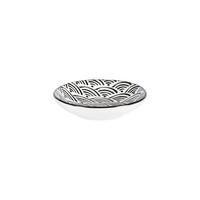 Miska na omáčku Shiva, Ø: 10,1cm - bílá/černá, Lifestyle, keramika (10,1/2,4cm) - Mömax