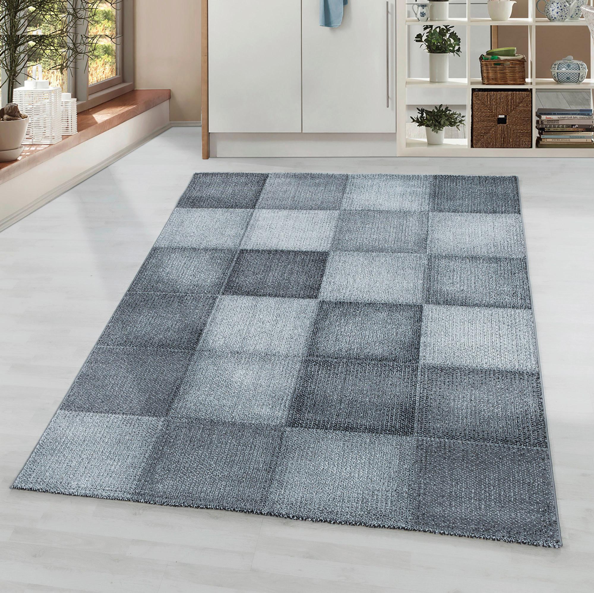 Webteppich Grau Naturfaser Ottawa 140x200 cm - Grau, Design, Textil (140/200cm)