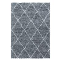 Hochflor Teppich Grau Alvor 140x200 Cm - Grau, Basics, Textil (140/200cm)