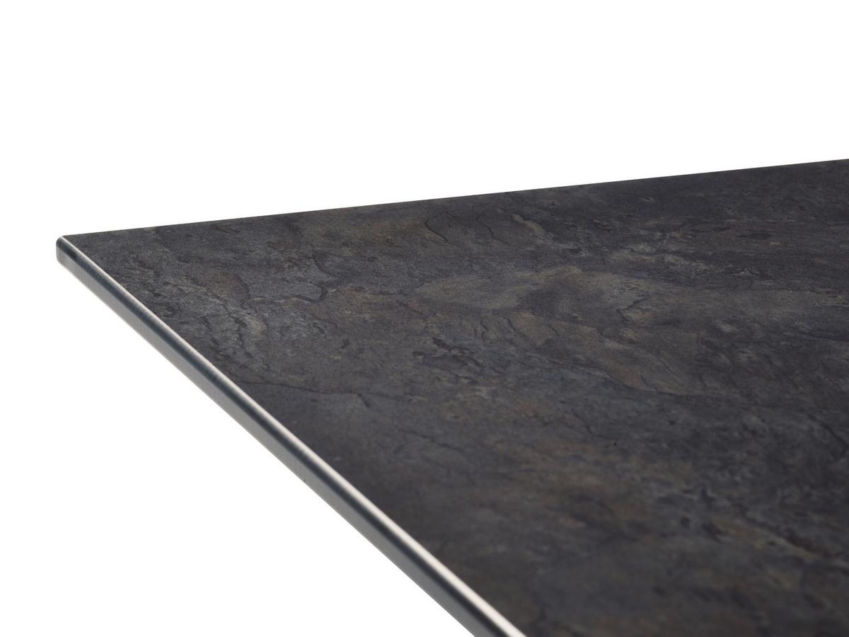 Gartentisch Klappbar Holzwerkstoff/metall L 120 Cm - Anthrazit/Graphitfarben, MODERN, Holzwerkstoff/Metall (120/80/73cm) - Sieger