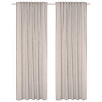 FERTIGVORHANG SOFTY 2ER SET - Taupe, Basics, Textil (140/245cm)