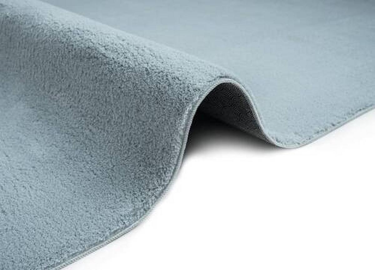 Fellteppich Loft - Blau, KONVENTIONELL, Textil (120/160cm)