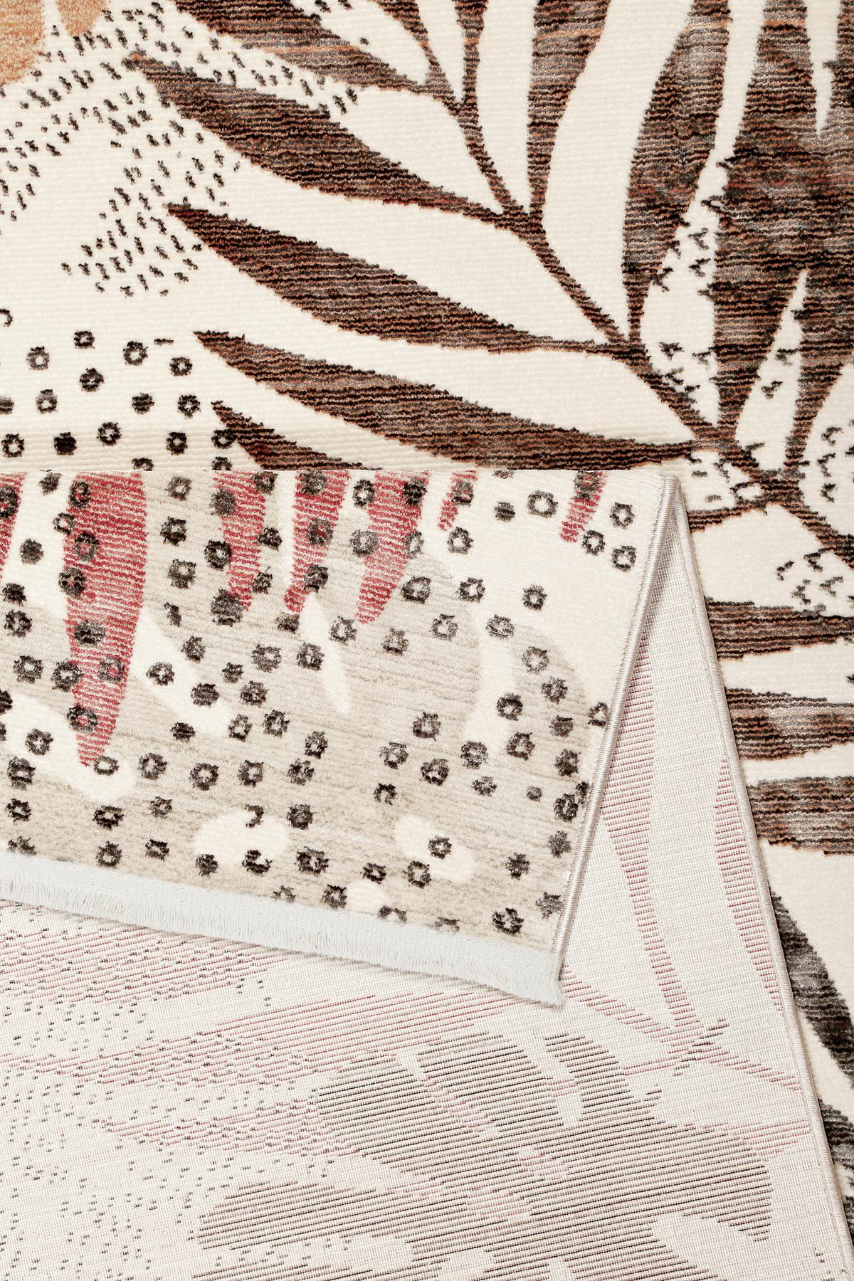 Webteppich Florence Braun/rot/beige 200x290 Cm - Beige/Rot, KONVENTIONELL, Textil (200/290cm) - Esprit