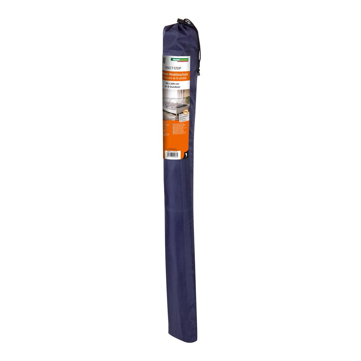 Mückennetz Weiss - Weiß, Basics, Kunststoff (180/200cm)