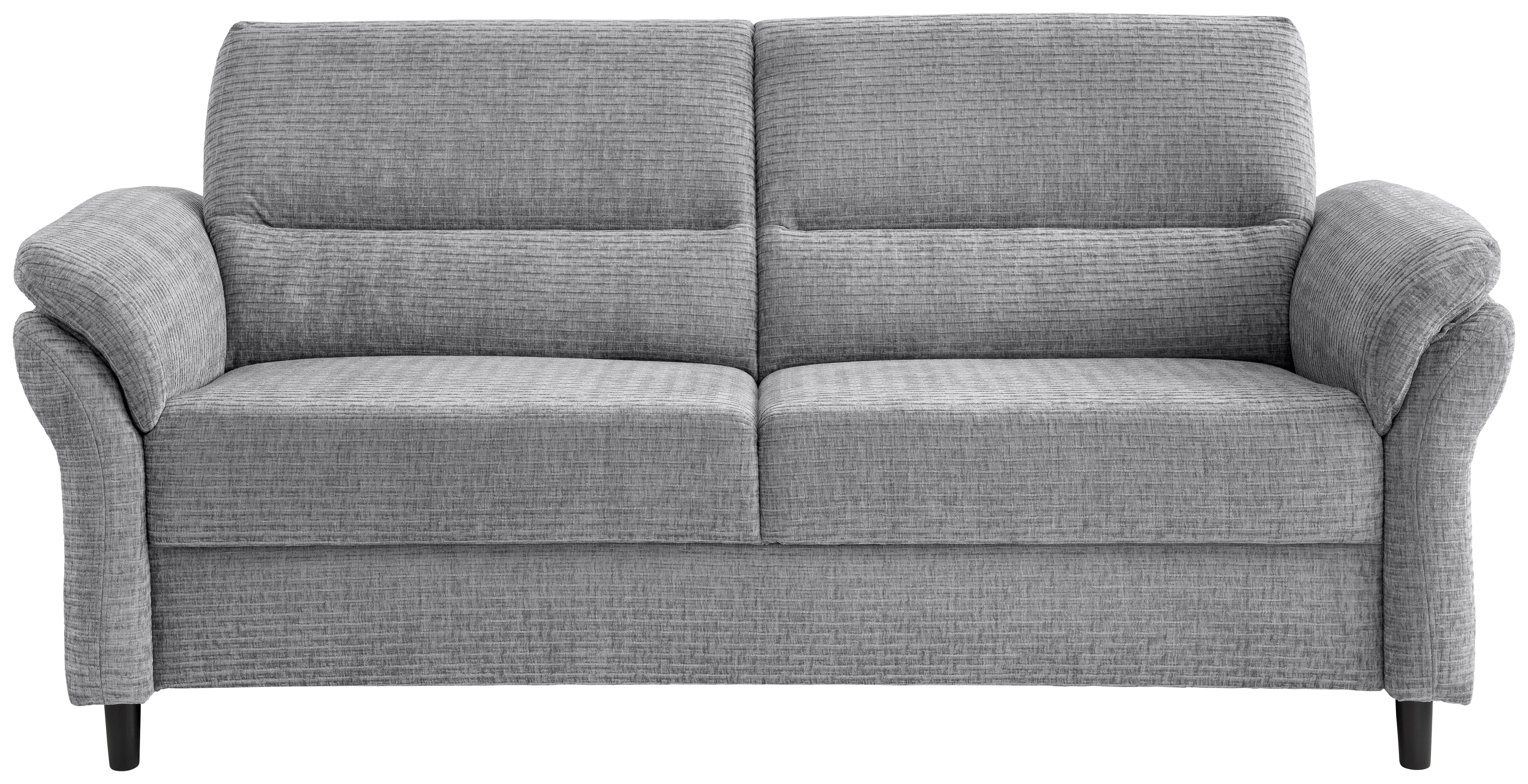 3-Sitzer-Sofa Cavoli, Grau B: 192 cm - Schwarz/Grau, MODERN, Textil (192/90/89cm) - Livetastic