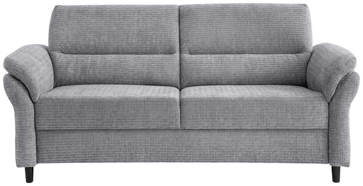 3-Sitzer-Sofa Cavoli, Grau B: 192 cm - Schwarz/Grau, MODERN, Textil (192/90/89cm) - Livetastic