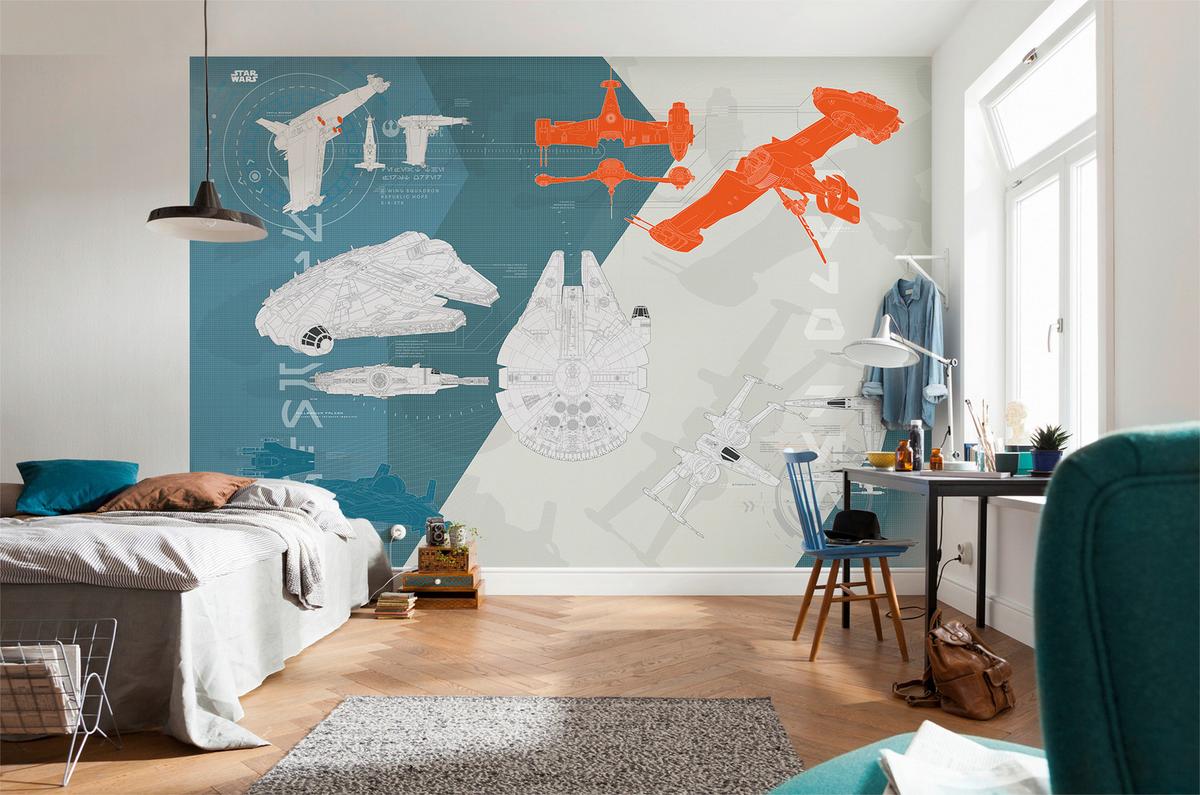 FOTOTAPETE Star Wars - Technical - Design, Papier (368/254cm)
