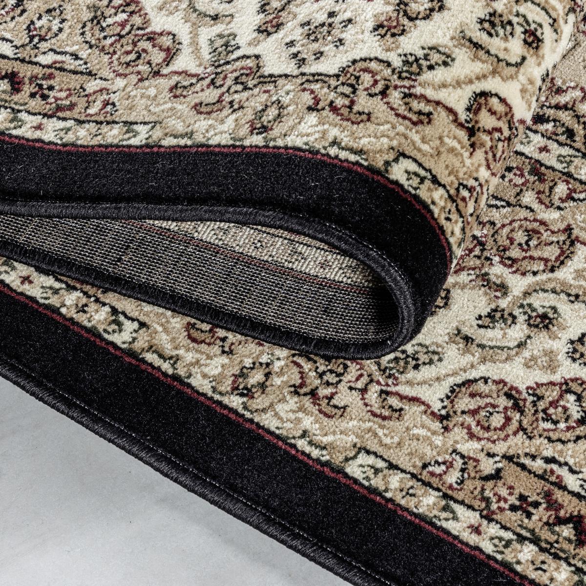 Webteppich Kashmir - Schwarz, Design, Textil (240/340cm)
