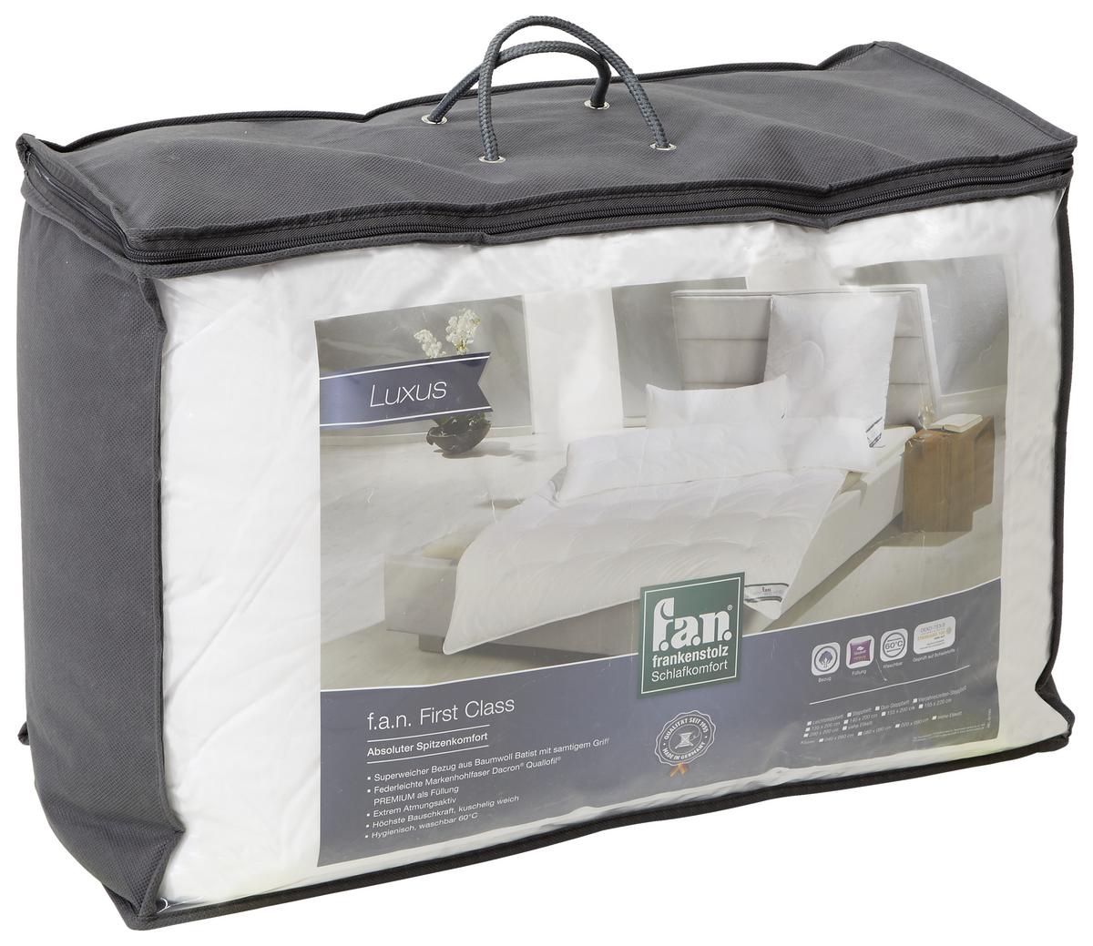 Steppdecke Duo-Decke 4 Polyester 140x200 cm - Weiß, MODERN, Textil (140/200cm) - FAN