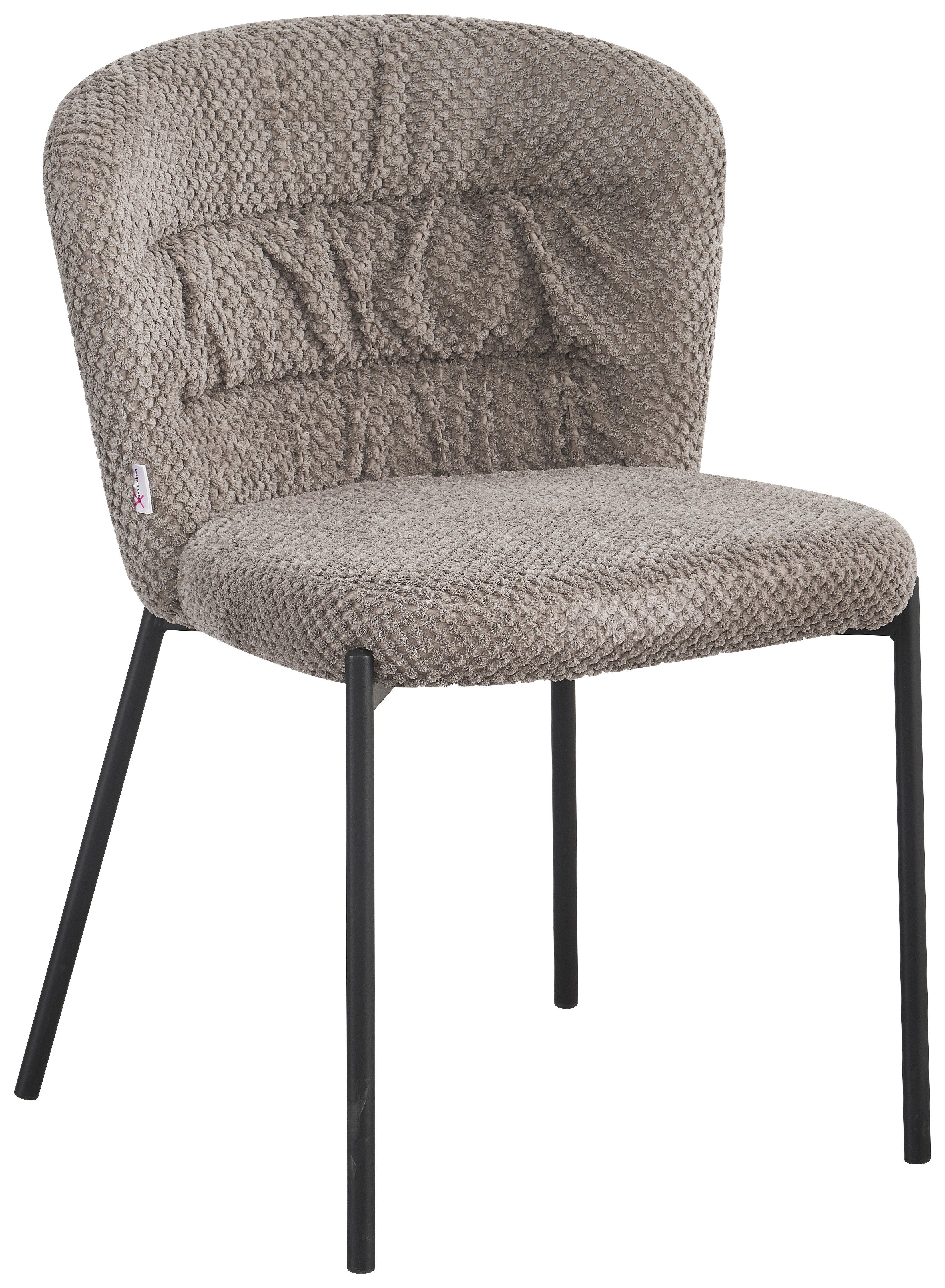 ŽIDLE EMILY - šedá/černá, Lifestyle, kov/dřevo (55/79/59cm) - Mömax