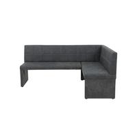 Eckbank Melanie Leb - Anthrazit, MODERN, Holz/Textil (200/90cm) - MID.YOU