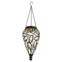 Solar-Hängeleuchte Klar /Schwarz H: 50cm - Klar/Schwarz, Basics, Kunststoff/Metall (13,5/50cm) - Globo