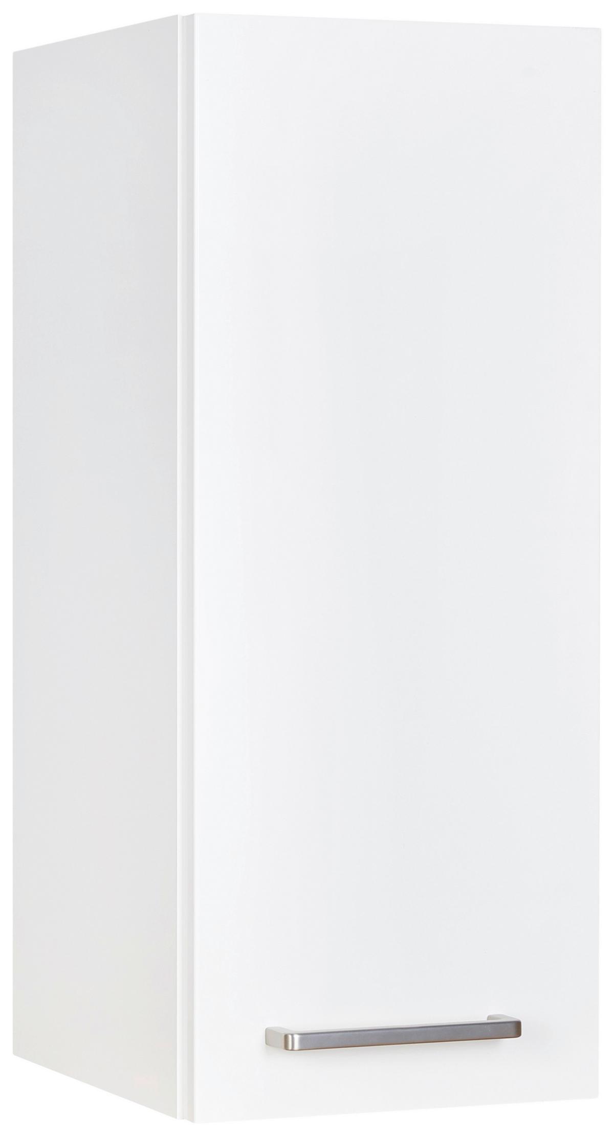 KUCHYŇSKÁ HORNÍ SKŘÍŇKA TOUCH - bílá/barvy nerez oceli, Moderní, kov/kompozitní dřevo (30/72/35cm) - Nobilia