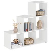 Térelválasztó Pisa - fehér, Modern, faalapú anyag (112/113/35cm)