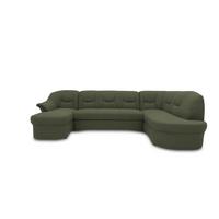 Wohnlandschaft Sarafina Grün - Schwarz/Grün, KONVENTIONELL, Textil (146/295/180cm) - MID.YOU