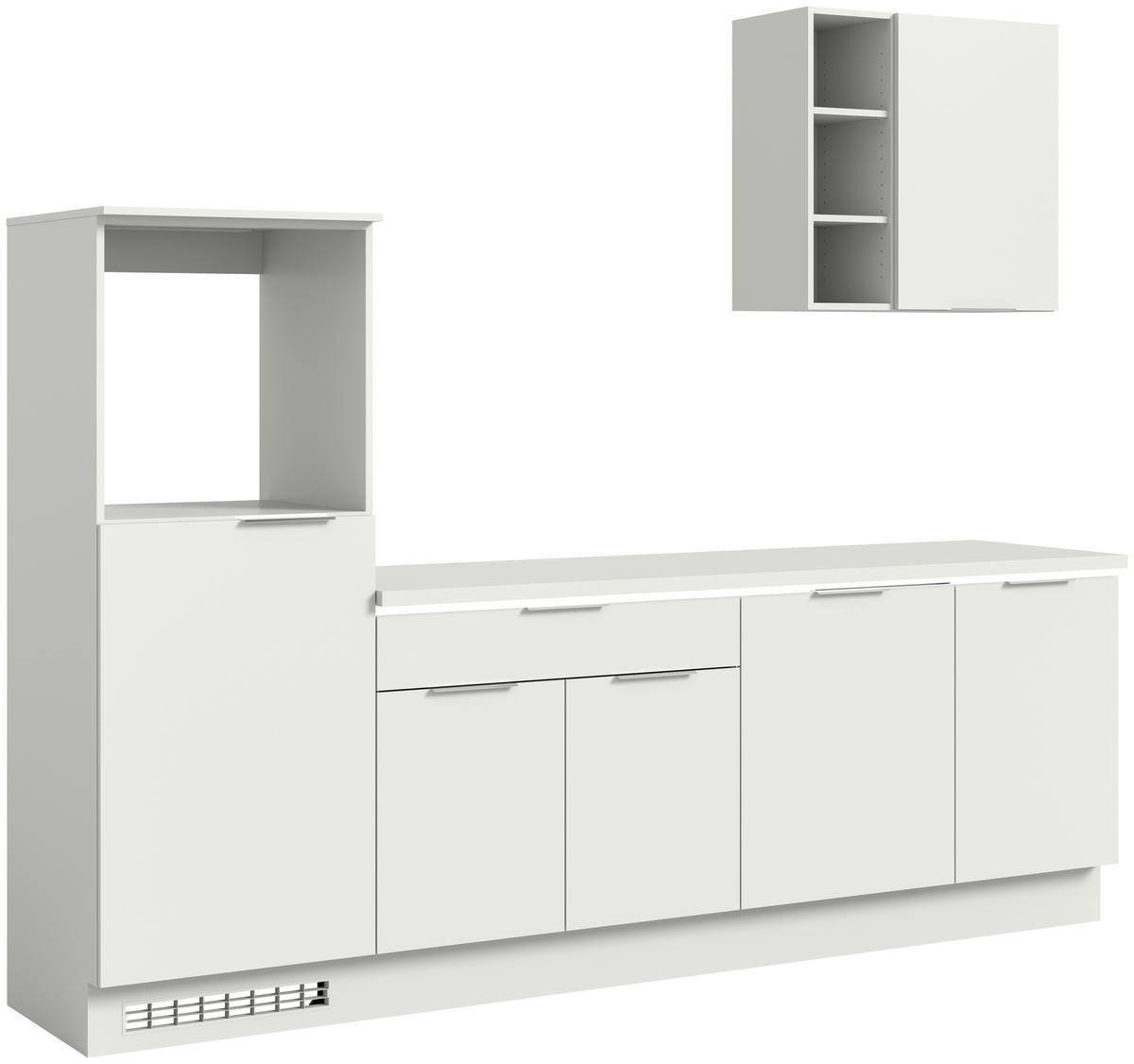 Küchenleerblock Charly - Weiß, MODERN, Holzwerkstoff (260cm) - MID.YOU