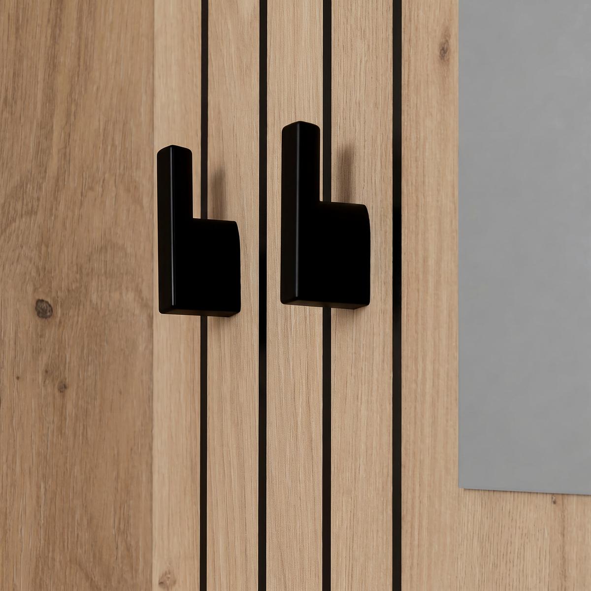 Garderobe Charlie Eiche Artisan B: 60cm - Eiche Artisan, KONVENTIONELL, Holzwerkstoff (60/180/37cm)